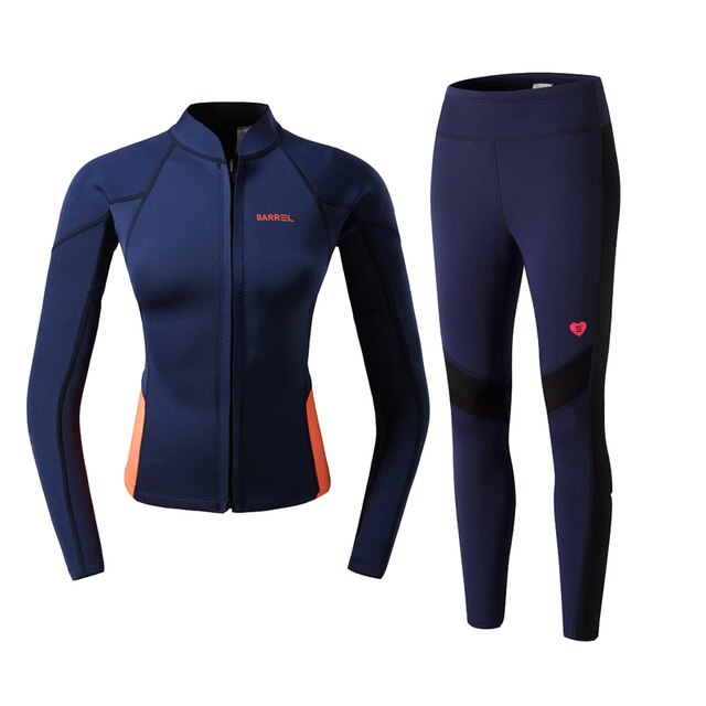Girls Neoprene Wetsuit Top Jackets Long Pants For Watersports