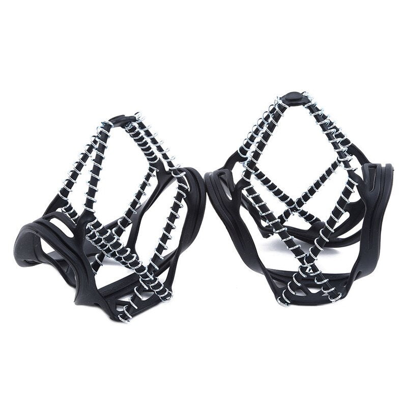 Multi Tooth Ice Gripper Spike For Shoes Outdoor Anti Slip Climbing Snow Spikes Crampons Cleats Chain Claws Grips Boots Cover