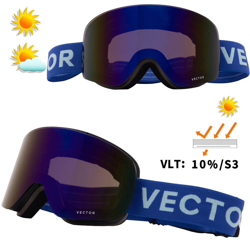 OTG Ski Goggles Snow Glasses Men UV400 Anti-fog Coatings Snowmobile Snowboard Skiing Women Sunglasses Outdoor Winter Sport 2020