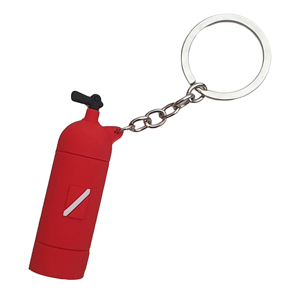 5Colors Mini Scuba Air Tank Mini Cylinder Bottle Keychain Key Ring Diver Diving Gift