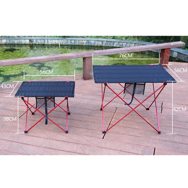 A Sale Portable Foldable Table Camping Outdoor Furniture Computer Tables Aluminium Alloy Ultra Light Folding Desk Furniture
