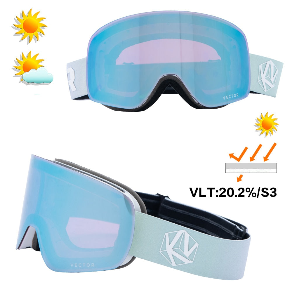 OTG Ski Goggles Snow Glasses Men UV400 Anti-fog Coatings Snowmobile Snowboard Skiing Women Sunglasses Outdoor Winter Sport 2020
