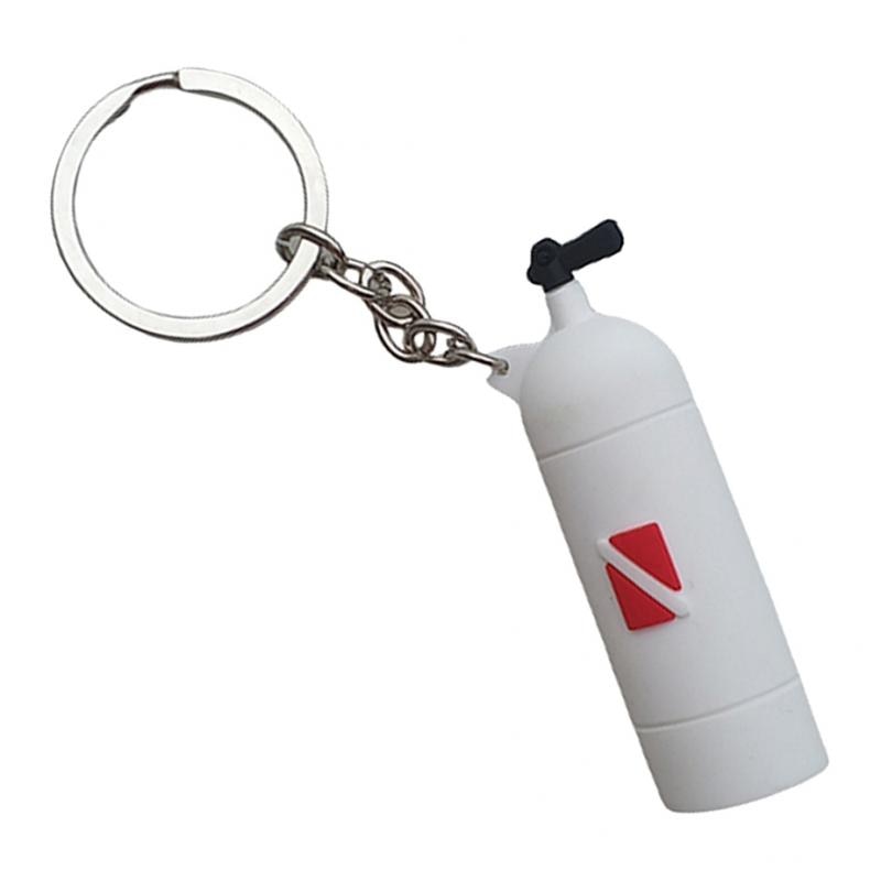 5Colors Mini Scuba Air Tank Mini Cylinder Bottle Keychain Key Ring Diver Diving Gift