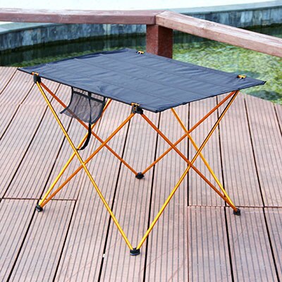 A Sale Portable Foldable Table Camping Outdoor Furniture Computer Tables Aluminium Alloy Ultra Light Folding Desk Furniture