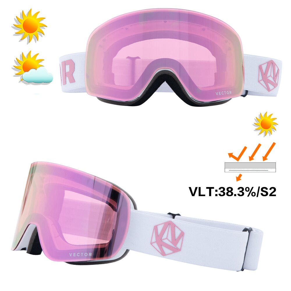 OTG Ski Goggles Snow Glasses Men UV400 Anti-fog Coatings Snowmobile Snowboard Skiing Women Sunglasses Outdoor Winter Sport 2020