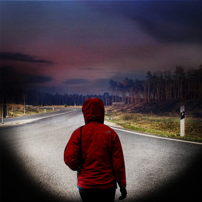 ZK20 8000LM Powerful Waterproof LED Flashlight Portable LED Camping Lamp Torch Lights Lanternas Self Defense Tactical Flashlight