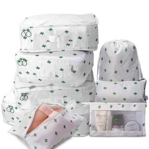 8 pieces Waterproof Travel Bags | Clothes Luggage Organizer