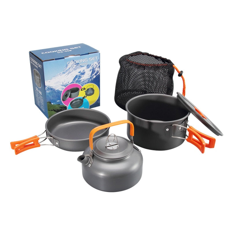 High Temperature Resistance Ultra light Camping Cookware Kit