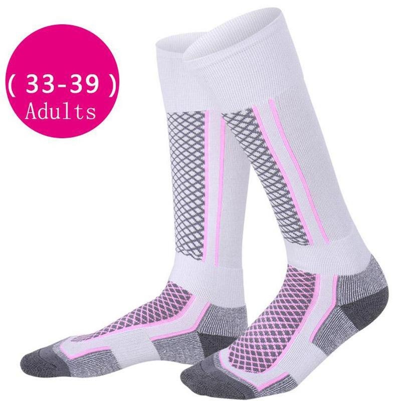 Long Socks with Multi-colored Lines | Thermal Socks