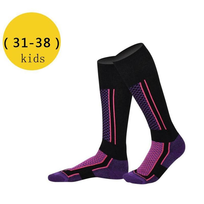 Long Socks with Multi-colored Lines | Thermal Socks