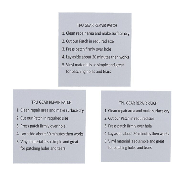 Waterproof Transparent Sticker Cloth Patch | Repair Tape Patch Accessories