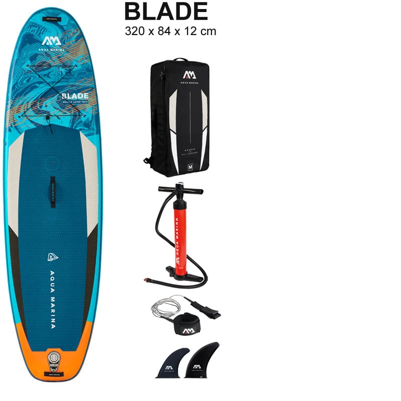 2022 windsurf 320*84*12CM board AQUA MARINA BLADE inflatable sup board sail sailboard stand up paddle surf surfboard wind driven