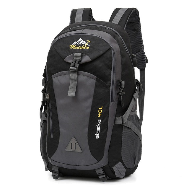Men's Women's 40L Waterproof Backpack USB Climbing Travel Bag Men Outdoor Sports Camping Hiking Backpack Pack For Male Female