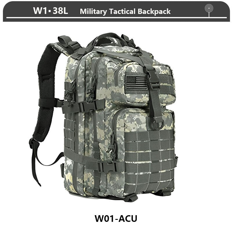Outdoor Military Rucksacks Tactical Backpack | Camouflage Backpack