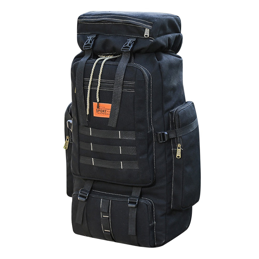 70L Military Backpack Tactical Canvas Army Bag Outdoor Molle Camouflage Travel Hiking Camping Rucksack Mochila Militar XA258D