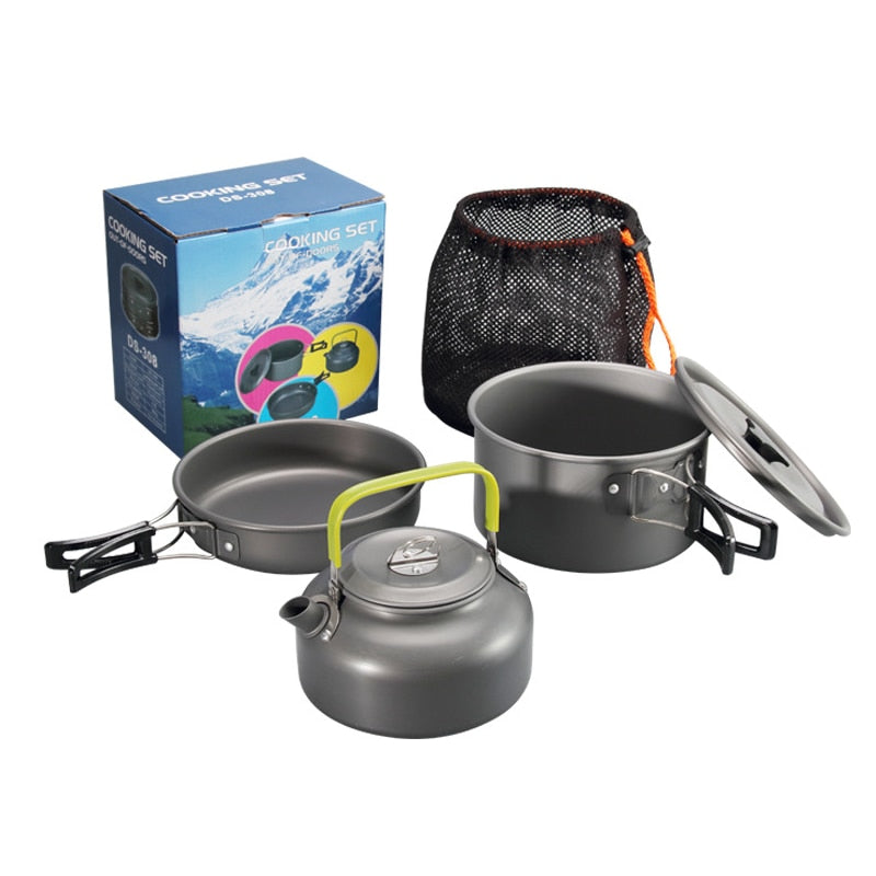 High Temperature Resistance Ultra light Camping Cookware Kit