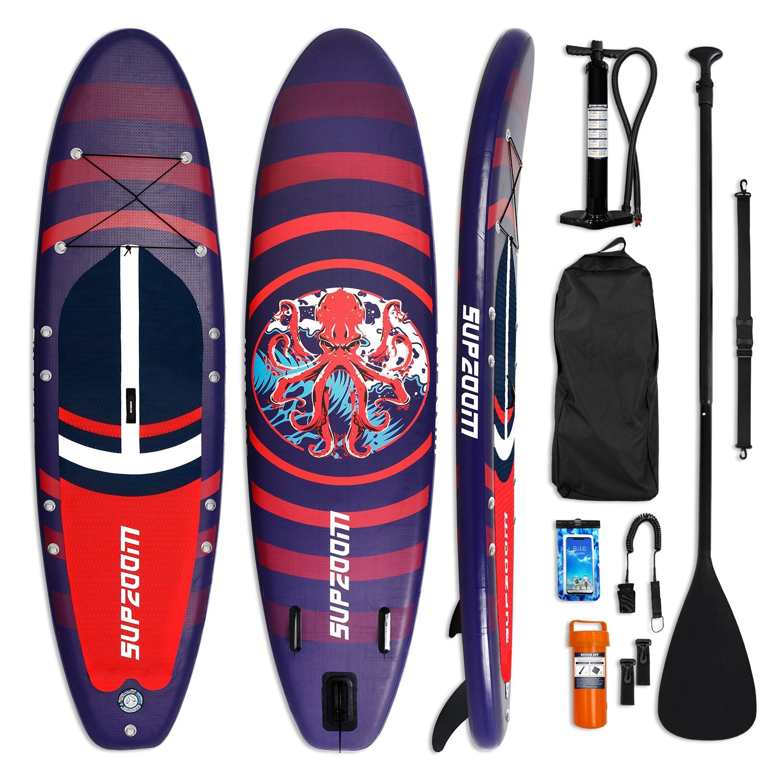 SUPZOOM Octopus Marine Life 10'6" Inflatable Paddle Board