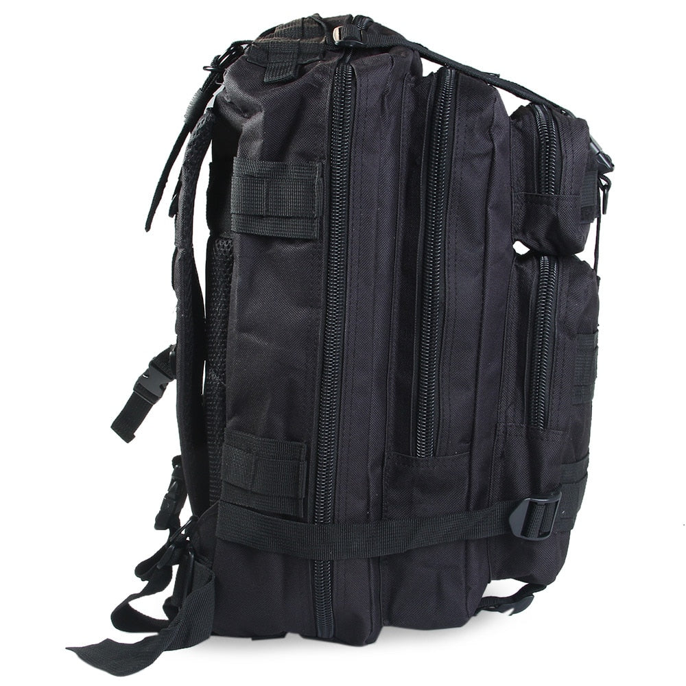 25L 3P Military Camouflage Tactical Backpack | Multiple Zippered Compartment