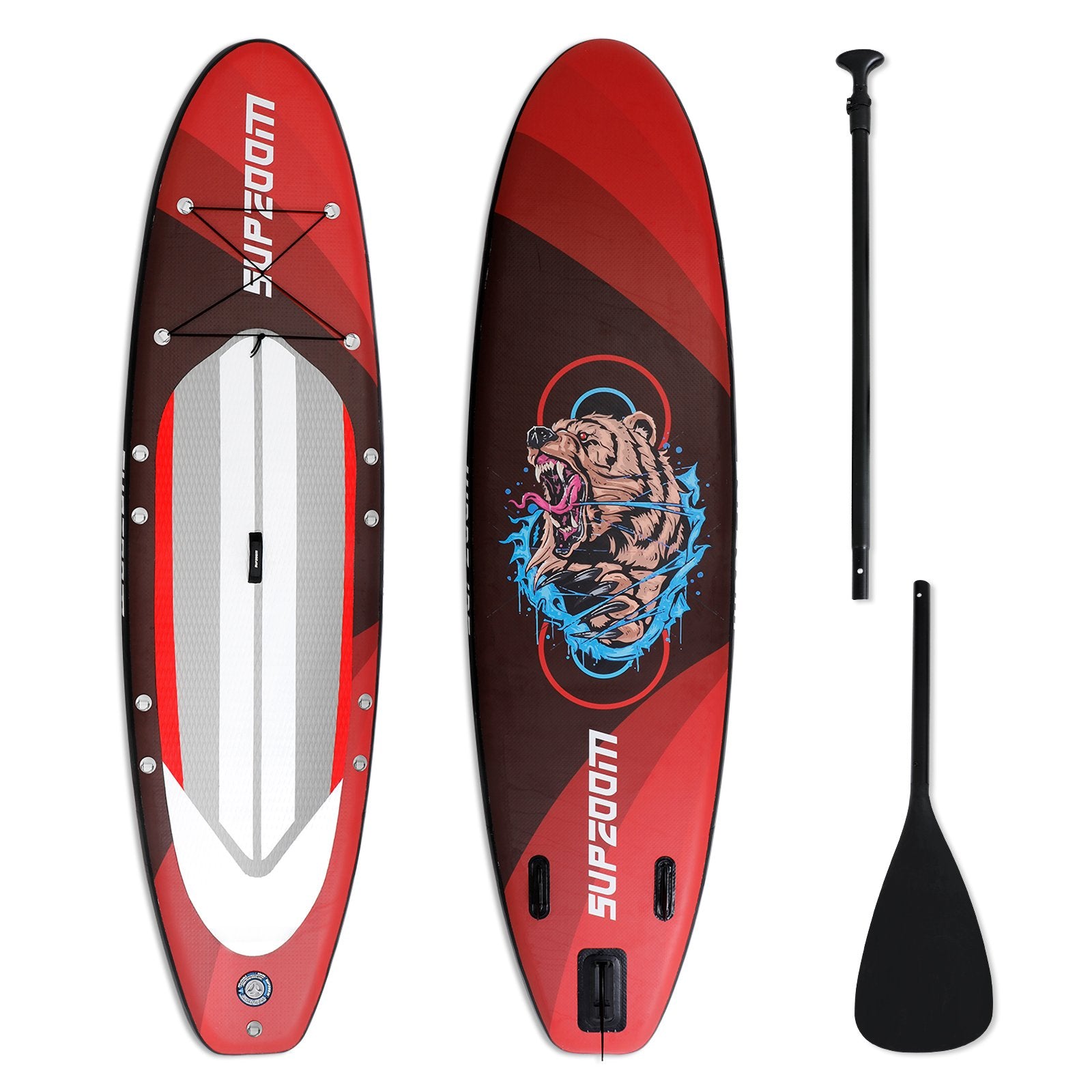 SUPZOOM Crazy Bear Animal 10'6" Inflatable Paddle Board