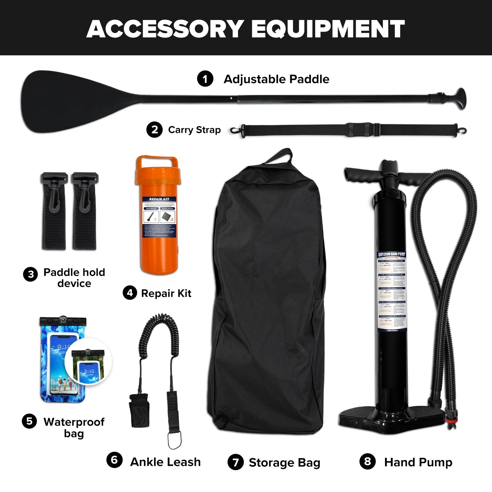 SUPZOOM Red Leaf 10'6" Inflatable Paddle Board