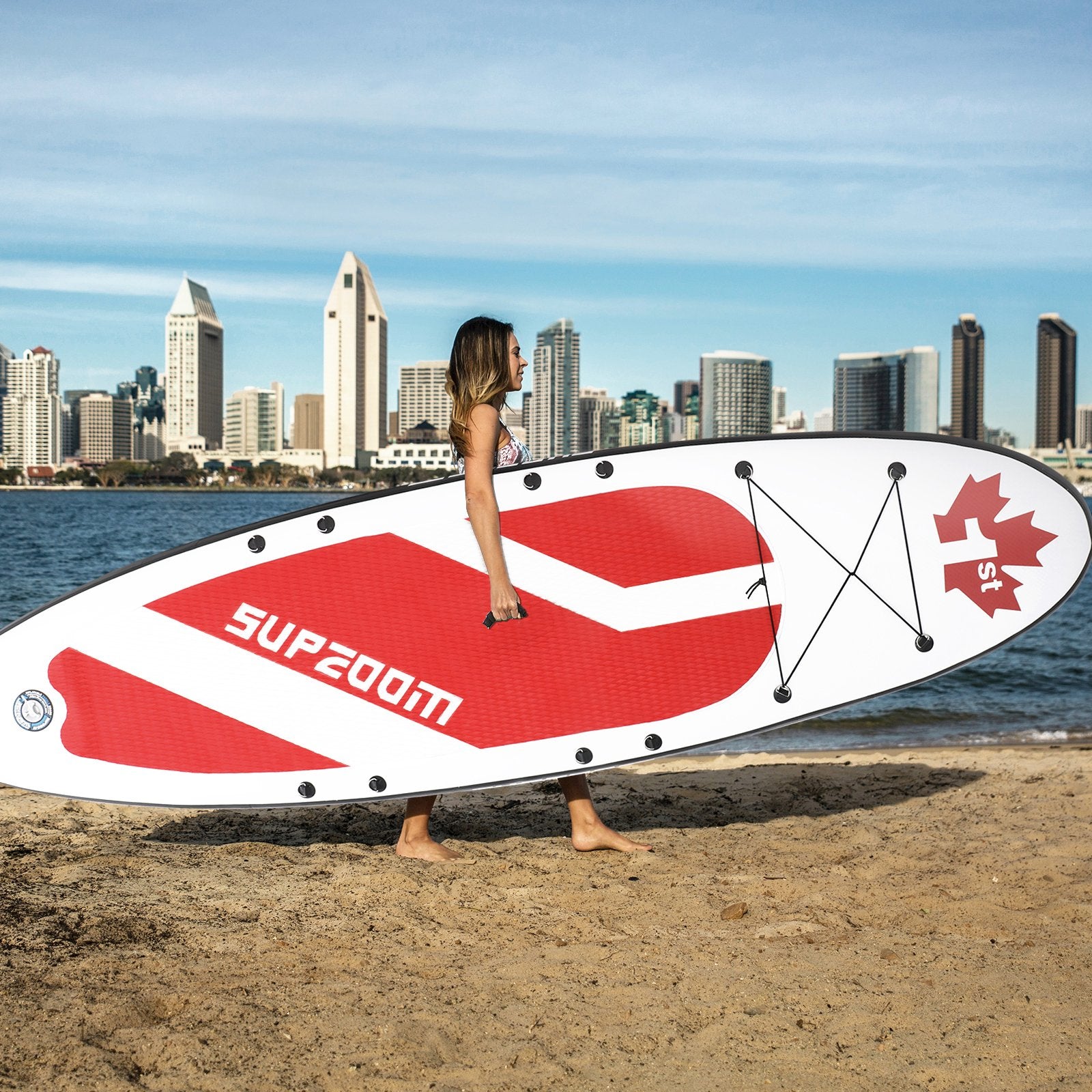 SUPZOOM Red Leaf 10'6" Inflatable Paddle Board