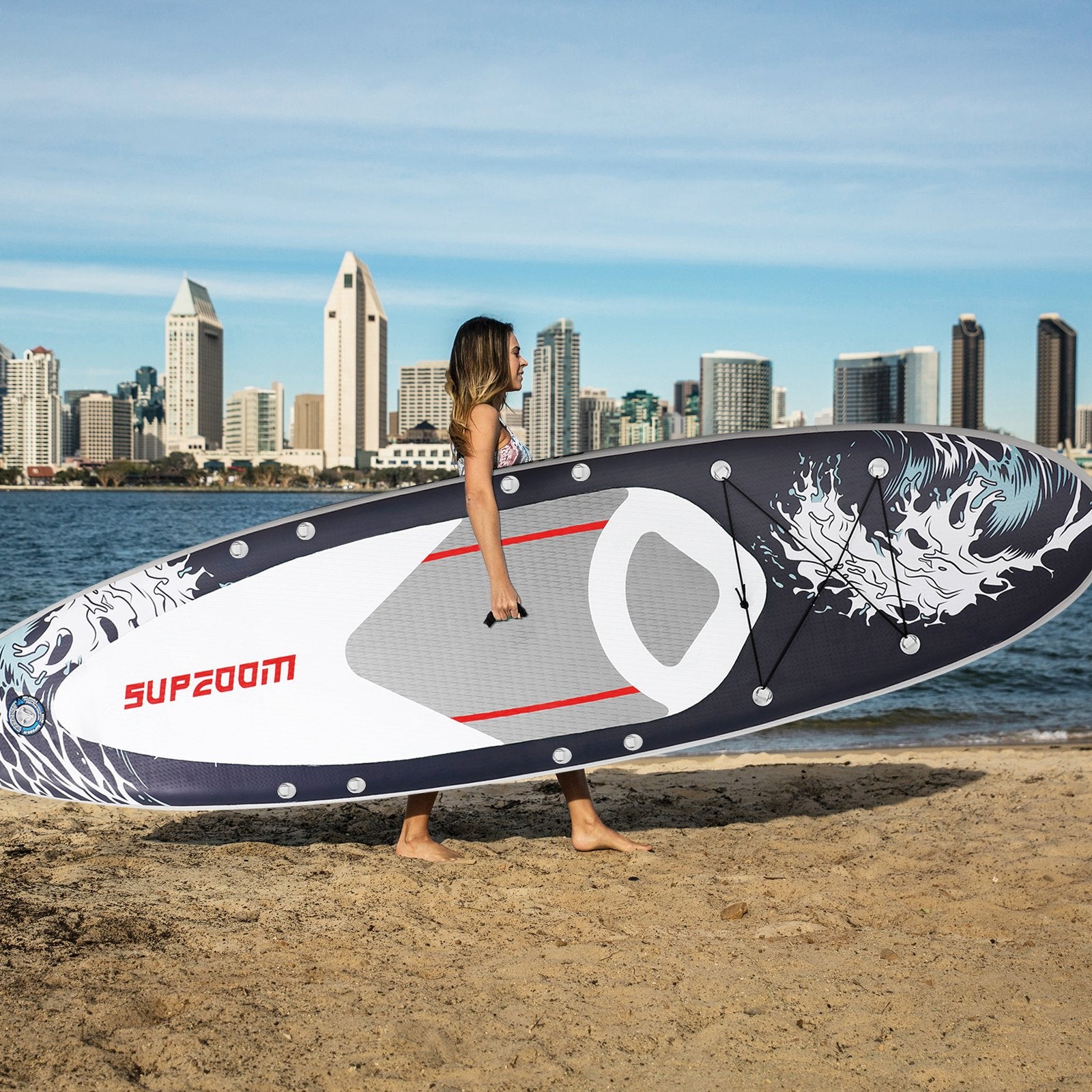 SUPZOOM Shark 10'6" Inflatable Paddle Board