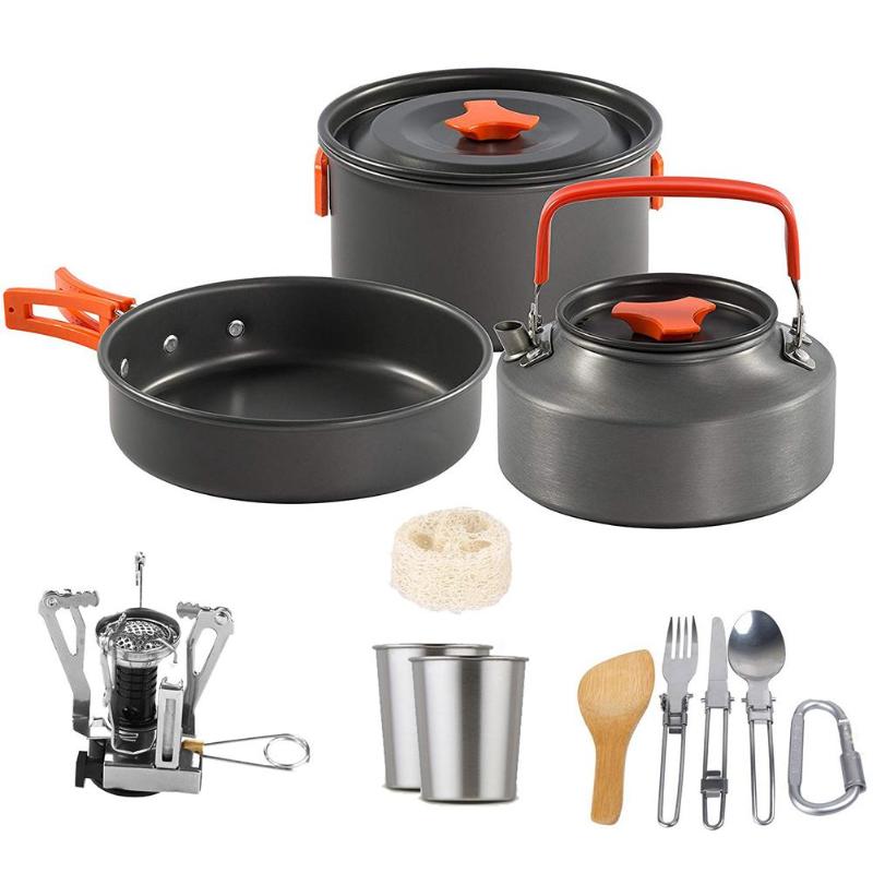 High Temperature Resistance Ultra light Camping Cookware Kit