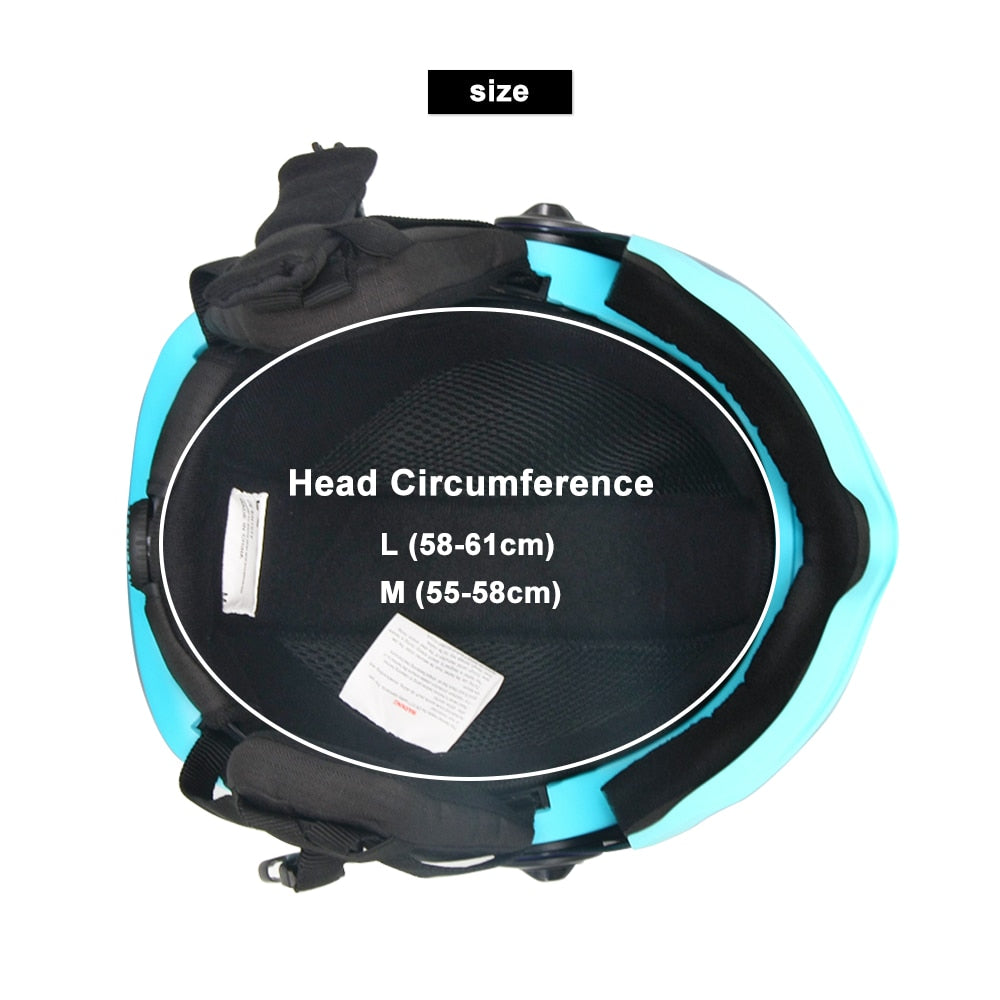 Daisy One Ski Snow Helmet with Integrated Goggles Shield | Night Vision