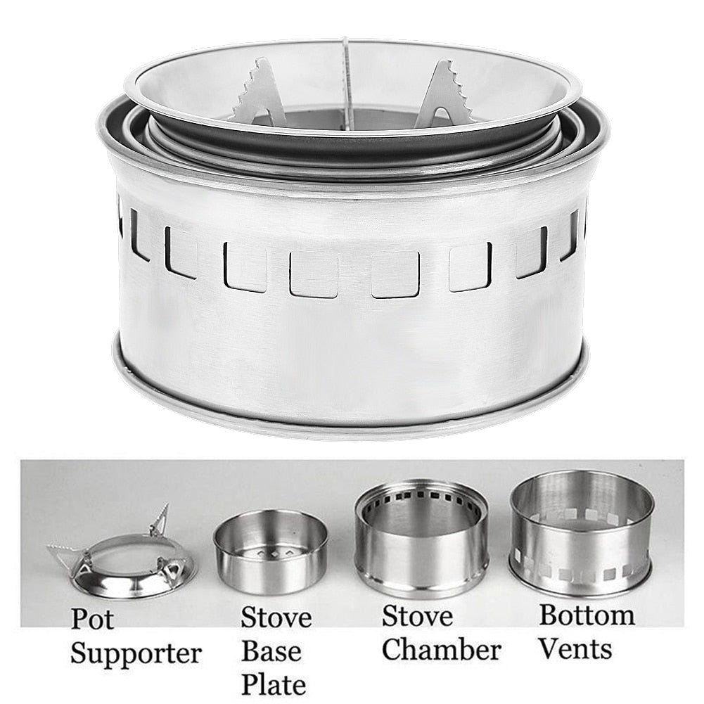 Stainless Steel Fuel Furnace Burner | Smokeless | Portable