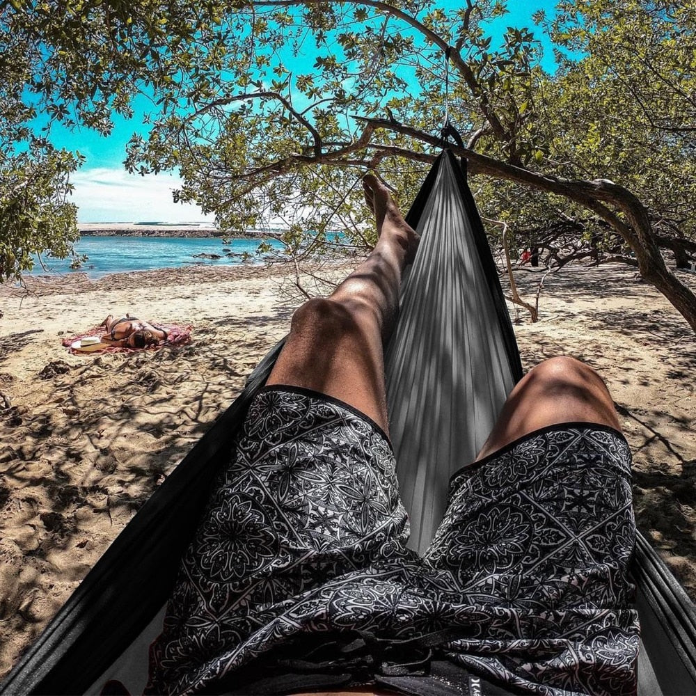 HITORHIKE Hammock Camping Hanging Bed with Mosquito Net