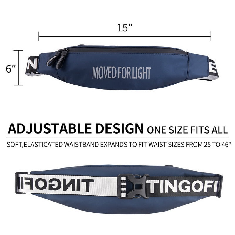 Jodimitty Unisex Waist Pack | Waterproof Money Waist Bags