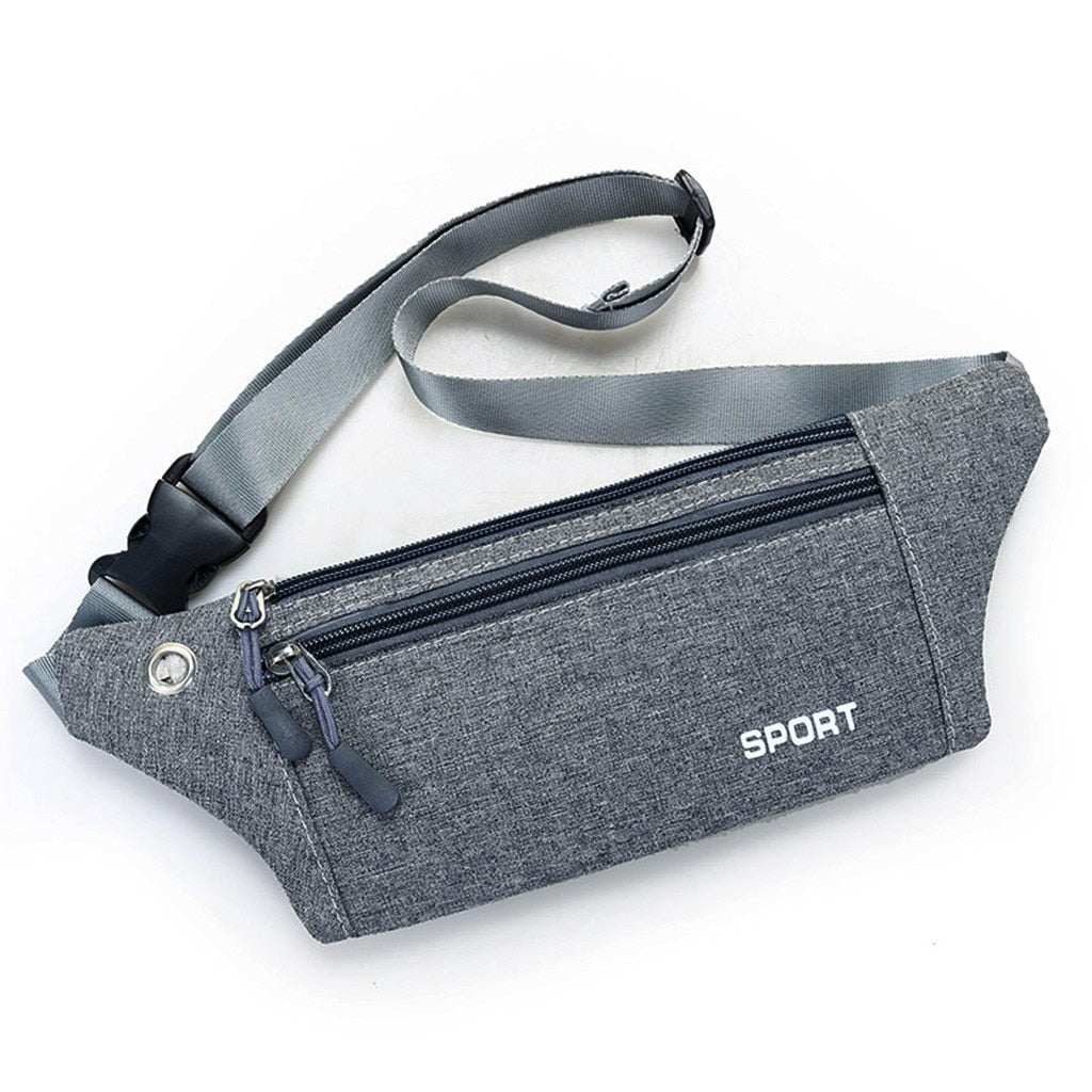 Canvas Fanny Waist Pack with Zipper for Women