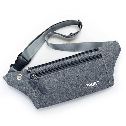 Canvas Fanny Waist Pack with Zipper for Women