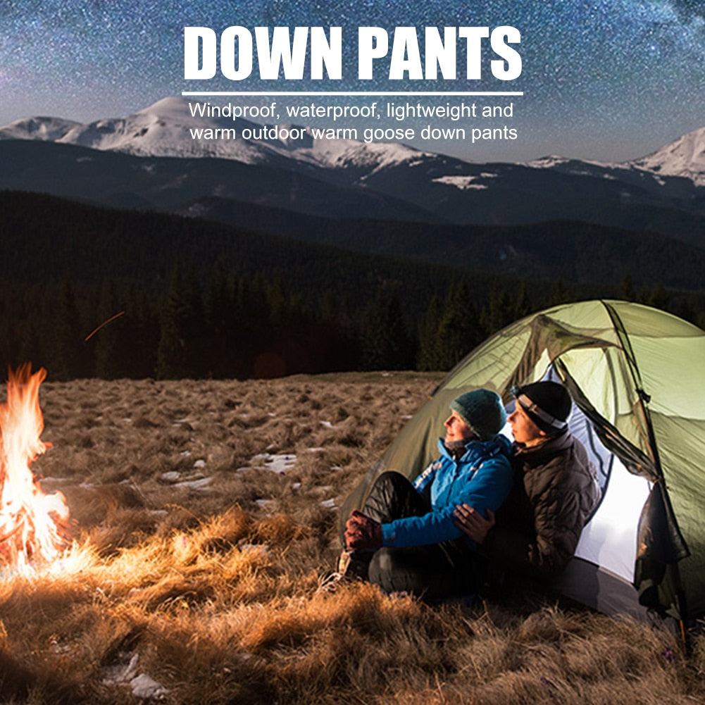 Naturehike Windproof Winter Warm Packable Down Pants | Storage Bag
