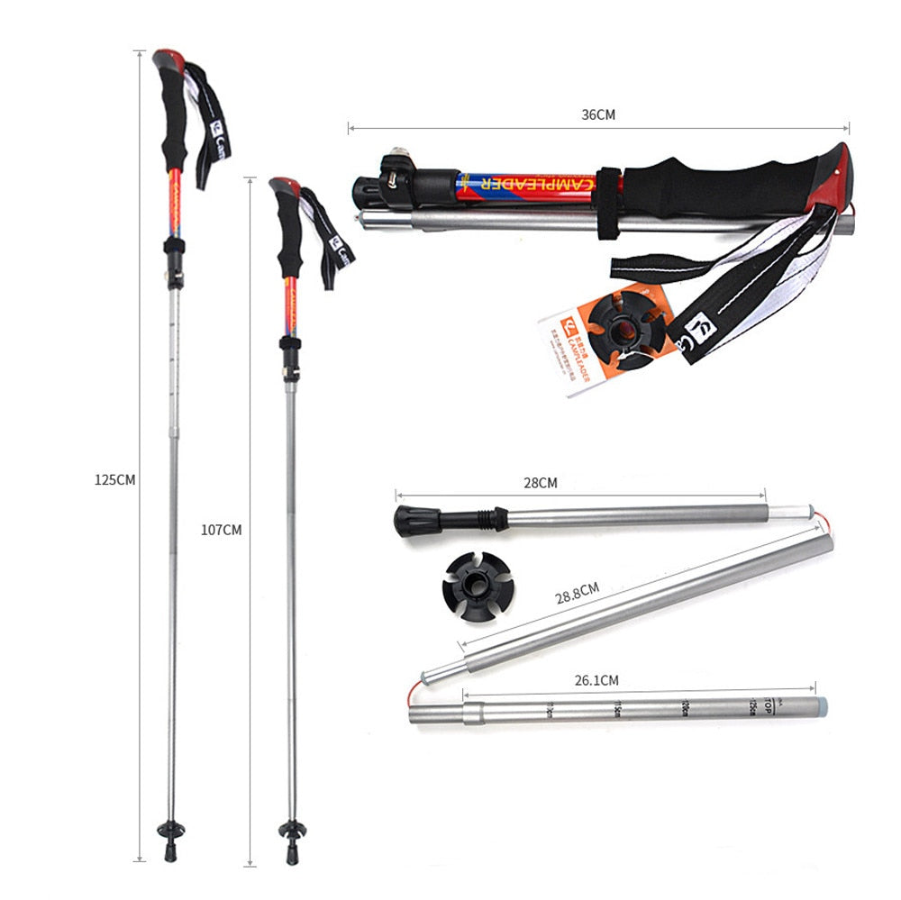 Trekking Poles | Hike Walking Stick (NOT A MEDICAL DEVICE)