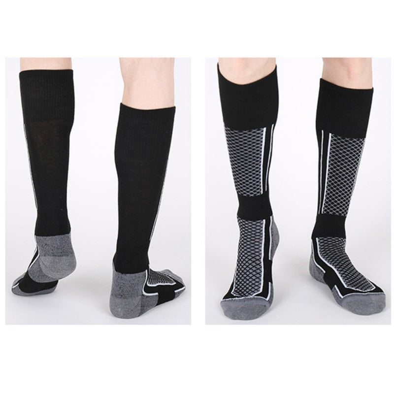 Long Socks with Multi-colored Lines | Thermal Socks
