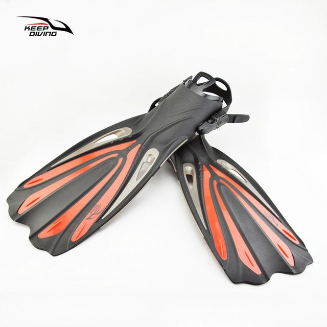 Keep Diving Open Heel Long Fins Adjustable