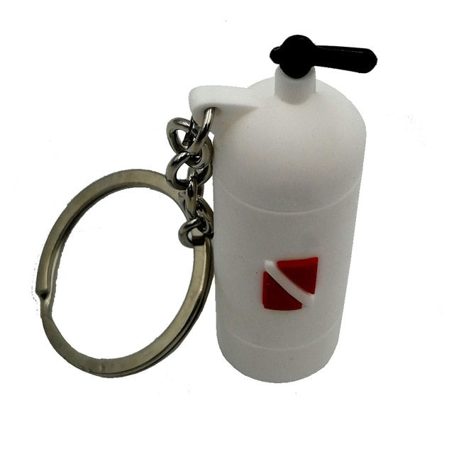 5Colors Mini Scuba Air Tank Mini Cylinder Bottle Keychain Key Ring Diver Diving Gift