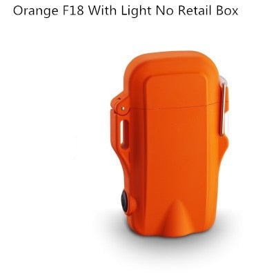 Outdoor Camouflage Waterproof USB Camping Lighter Electric Windproof