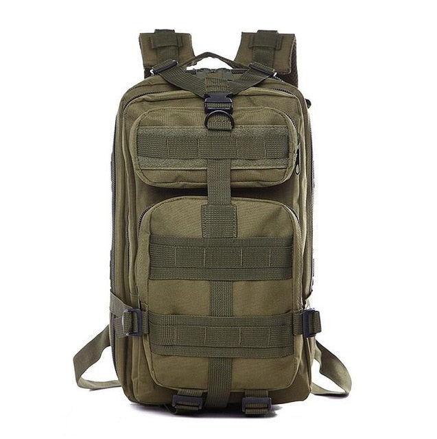 25L 3P Military Camouflage Tactical Backpack | Multiple Zippered Compartment