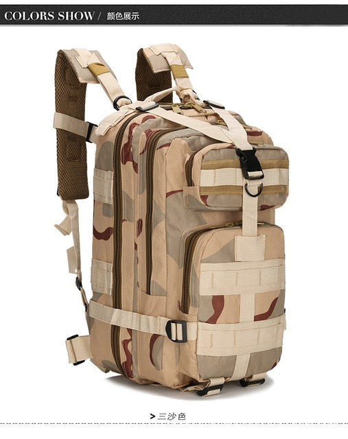 Outdoor Military Rucksacks Tactical Backpack | Camouflage Backpack
