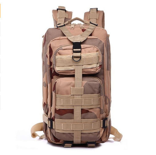 25L 3P Military Camouflage Tactical Backpack | Multiple Zippered Compartment