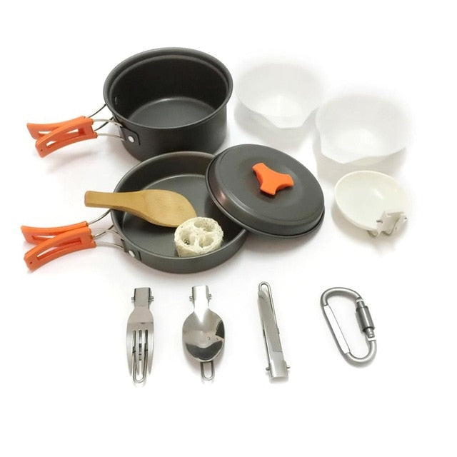 High Temperature Resistance Ultra light Camping Cookware Kit
