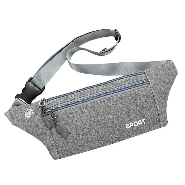Canvas Fanny Waist Pack with Zipper for Women