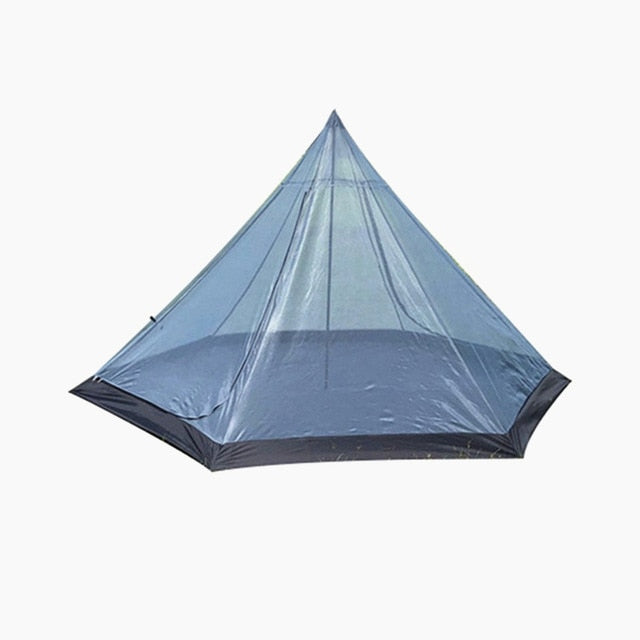 Ultralight Pyramid Tent with stove pipe hole