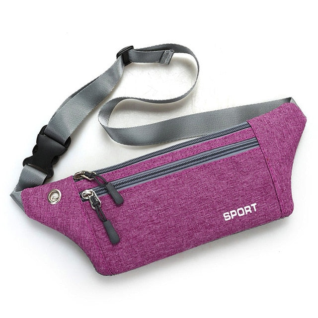 Canvas Fanny Waist Pack with Zipper for Women