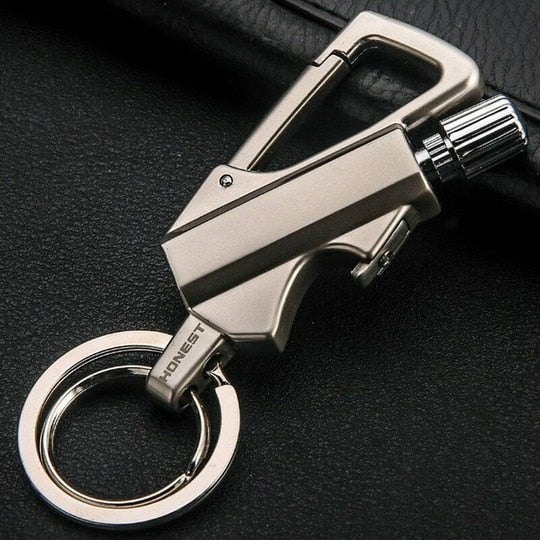 Keychain Flint Fire Starter | Lighters Carabiner Match Striker