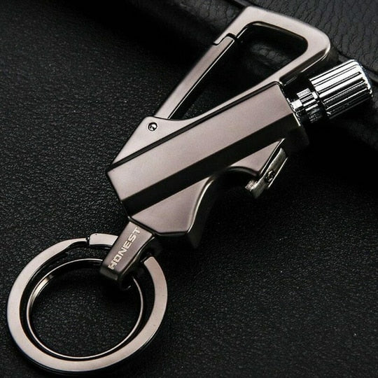 Keychain Flint Fire Starter | Lighters Carabiner Match Striker