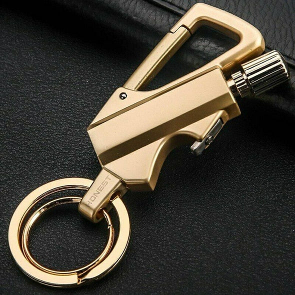 Keychain Flint Fire Starter | Lighters Carabiner Match Striker