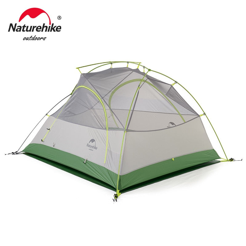 Naturehike yıldız nehir 2 çadır 2 kişi Ultralight su geçirmez kamp çadırı çift katmanlı 4 mevsim çadır açık seyahat yürüyüş çadırı